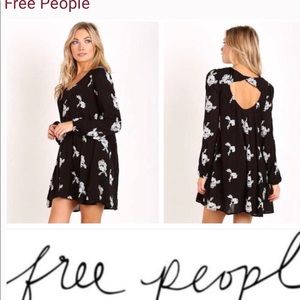 Free People Emma Embroidered Wide Dress Nwot